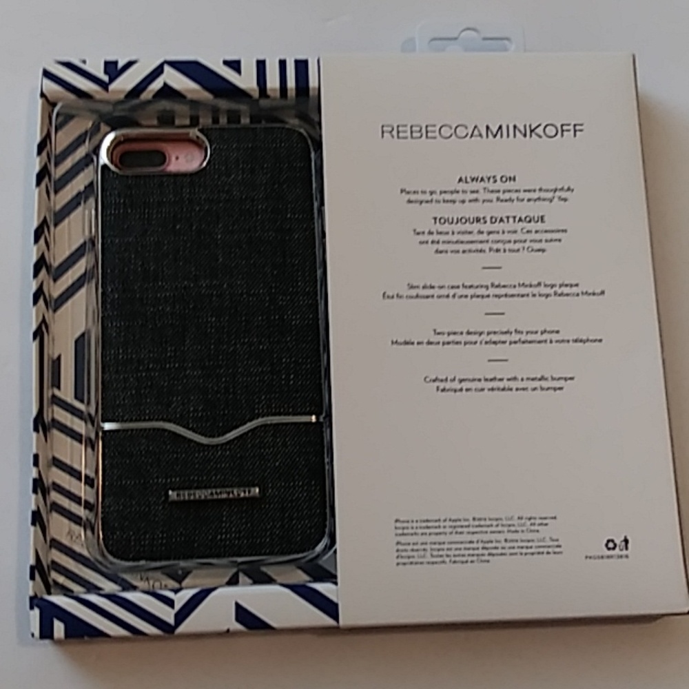 Rebecca Minkoff Denim Slide Case iPhone 7 Plus - Picture 2 of 8
